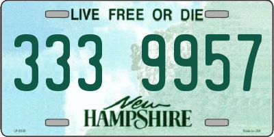 NH license plate 3339957