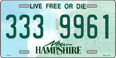 NH license plate 3339961