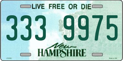 NH license plate 3339975