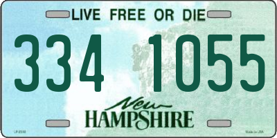 NH license plate 3341055