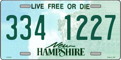 NH license plate 3341227