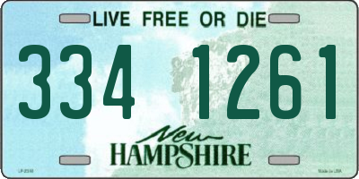NH license plate 3341261