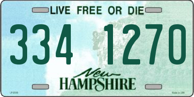 NH license plate 3341270