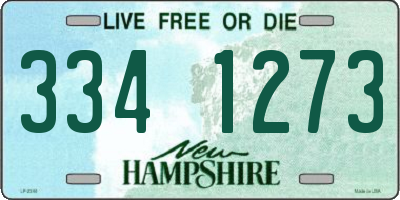 NH license plate 3341273