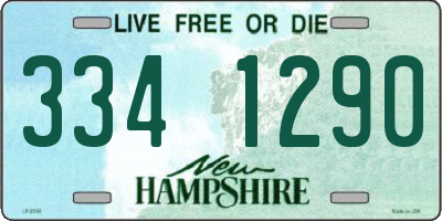 NH license plate 3341290
