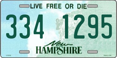 NH license plate 3341295