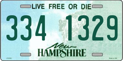 NH license plate 3341329