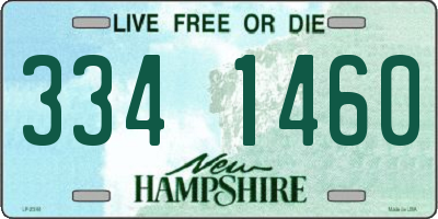 NH license plate 3341460
