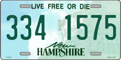 NH license plate 3341575