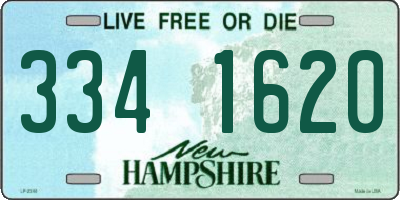 NH license plate 3341620