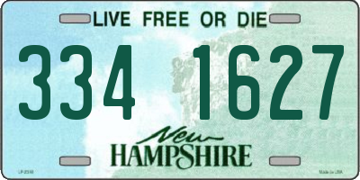 NH license plate 3341627