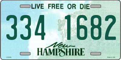 NH license plate 3341682