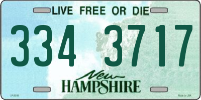 NH license plate 3343717