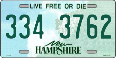 NH license plate 3343762