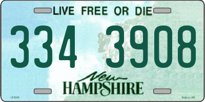 NH license plate 3343908