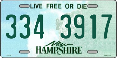 NH license plate 3343917