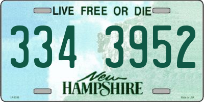 NH license plate 3343952