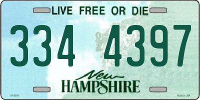 NH license plate 3344397
