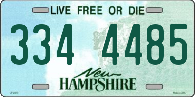 NH license plate 3344485