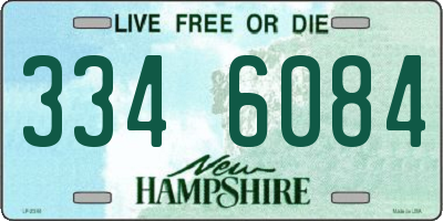 NH license plate 3346084