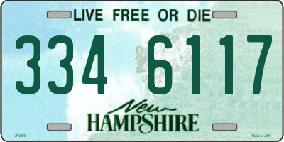 NH license plate 3346117