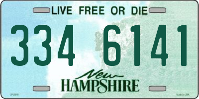 NH license plate 3346141
