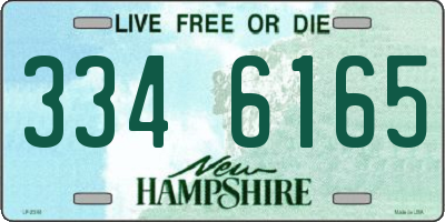 NH license plate 3346165