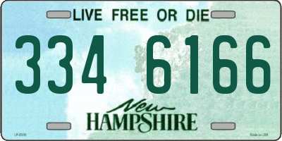 NH license plate 3346166