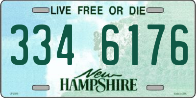 NH license plate 3346176