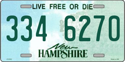 NH license plate 3346270