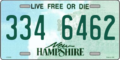 NH license plate 3346462