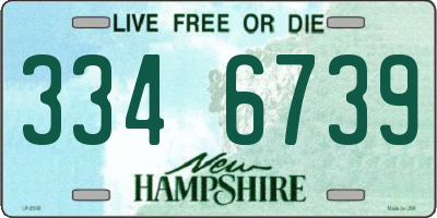 NH license plate 3346739