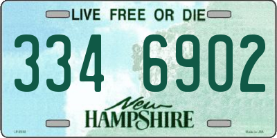 NH license plate 3346902