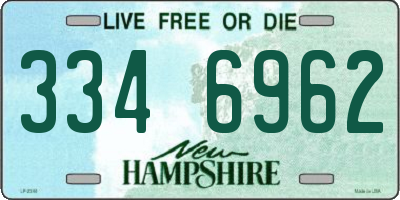 NH license plate 3346962