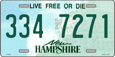 NH license plate 3347271