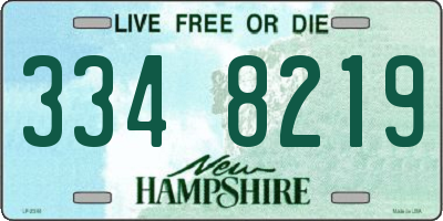 NH license plate 3348219