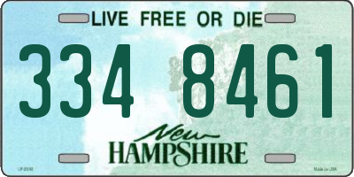 NH license plate 3348461