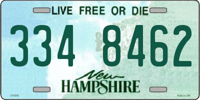NH license plate 3348462