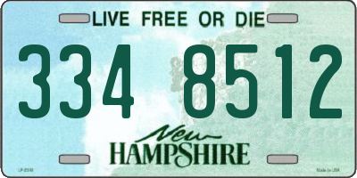 NH license plate 3348512