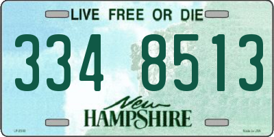 NH license plate 3348513