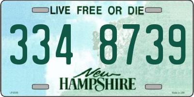 NH license plate 3348739