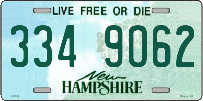 NH license plate 3349062