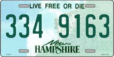 NH license plate 3349163