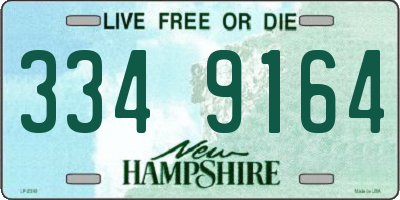 NH license plate 3349164