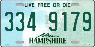 NH license plate 3349179