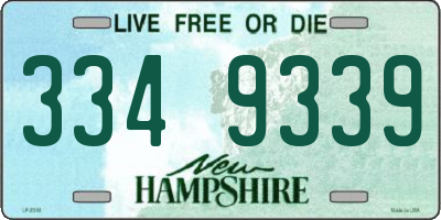 NH license plate 3349339