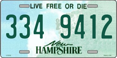 NH license plate 3349412