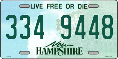 NH license plate 3349448