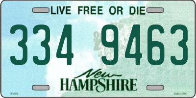 NH license plate 3349463