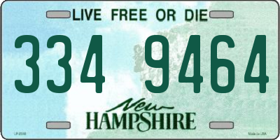 NH license plate 3349464